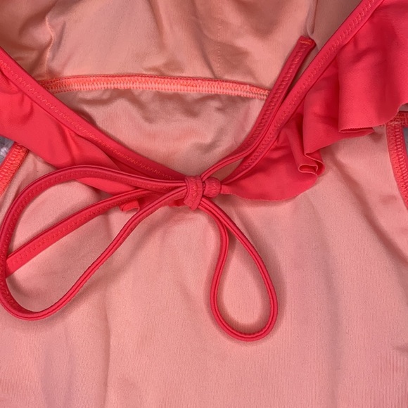 VS Ruffle Coral One Piece Swimsuit - Picture 3 of 5